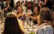 Event attendees toast wine glasses at the 2024 St. Jude Houston Gala. 