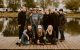 Dick Hiley St. Jude Bass Classic Tournament participants pose together on a dock. 