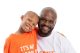 St. Jude patient Quincy and his father, who is member of Kappa Alpha Psi Fraternity, Inc.