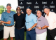 Golfers pose with awards at the Darius and Friends Golf Tournament. 