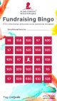fundraising bingo card with donation dollar amounts