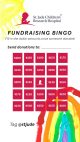 St. Jude fundraising bingo card