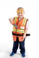 St. Jude patient Maverick dressed up for Halloween as a construction worker