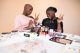 St. Jude patient Kayla with beauty influencer Shalom Blac