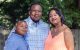 Dr. Vernon Rayford and his family pose for a portrait.