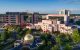 An aerial view of the St. Jude Children's Research Hospital campus in Memphis, Tennessee.