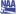 National Auctioner Association logo featuring NAA in blue text above a gavel. 