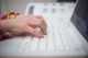 Typing hands