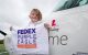 patient mya in front of a plane named for her as part of the Purple Eagle program