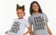 St. Jude patients Kaitlyn and Khirsten in their This Shirt Saves Lives T-shirts