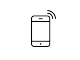 red mobile icon