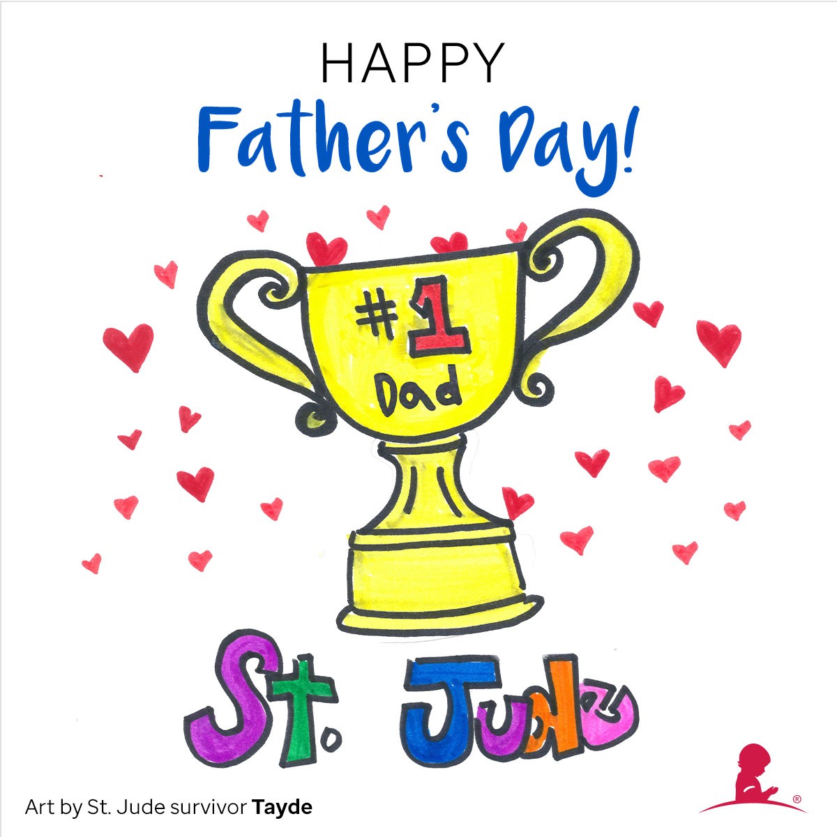 Artwork by St. Jude survivor Tayde