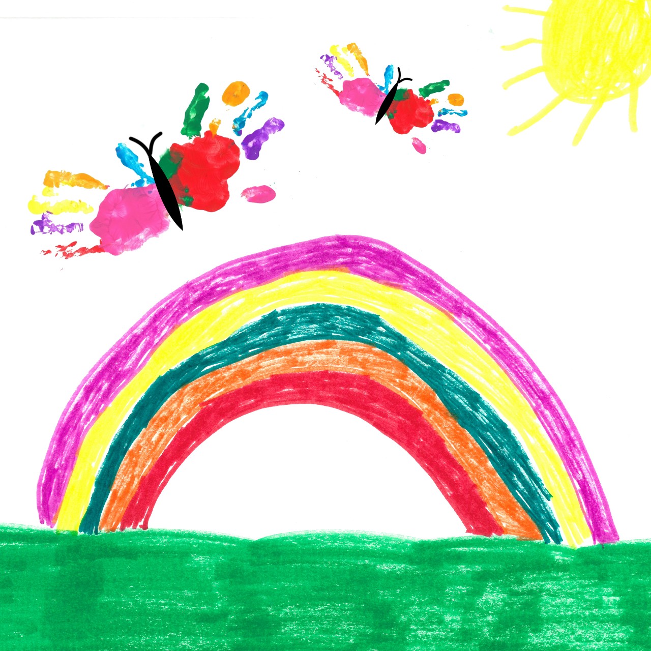 Artwork inspired by St. Jude patients Marleigh and Camden