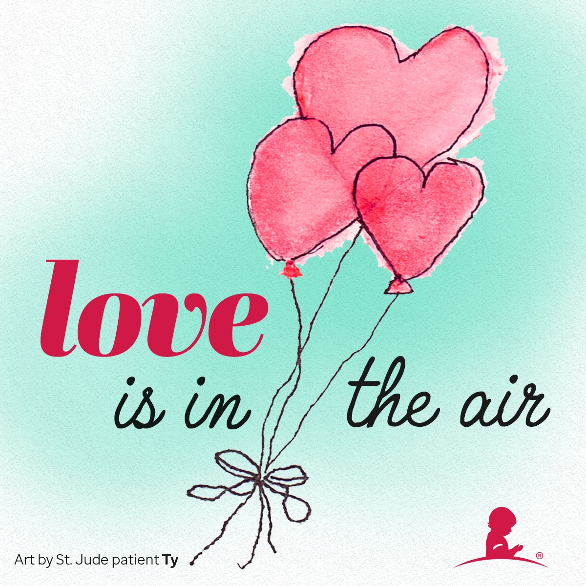 Valentine ecards for patients St. Jude Children’s Research Hospital