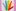 Drawing of a rainbow hand by St. Jude patient Faith