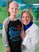 Kim Nichols, M.D. and St. Jude patient Gunner