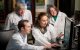 Richard Kriwacki, Ph.D., a member of the St. Jude Department of Structural Biology, and team members