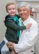 Dr. Pui with a patient