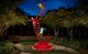 An art installation in bright colors.