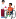 An illustration of a child standing with a flag while celebrating a moment of accomplishment with another child who waves from their wheelchair.