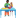 An illustration of an adult man and a young child, both dressed in aprons, cooking together at a kitchen table.