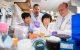 (from left) Junfang Zhou, Christopher (Chris) Morton, Yunyu Spence, PhD and Andrew Davidoff, MD