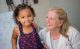 Dr. Kim Nichols and St. Jude patient, Janilef