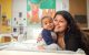 Hispanic patient and mother