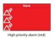 CADD Solis pump alarm red