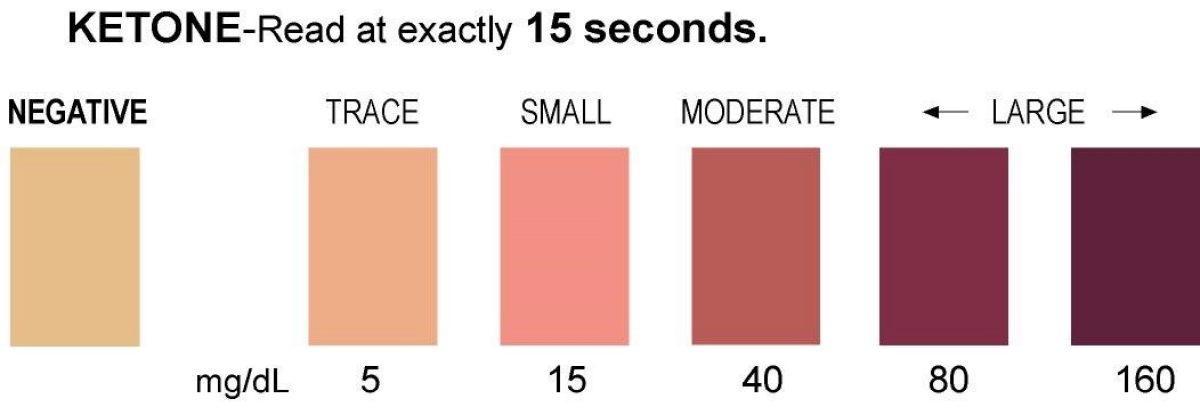 Ketone Result Chart