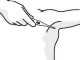 Taking temperature under the arm