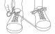 Tie shoe