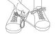 Tie shoe