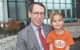 James R. Downing, MD, y Luke Blank