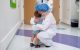 St. Jude patient Miguel hugging his mom