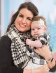 Tayde, paciente de St. Jude, con su hija, Tayde Sofia