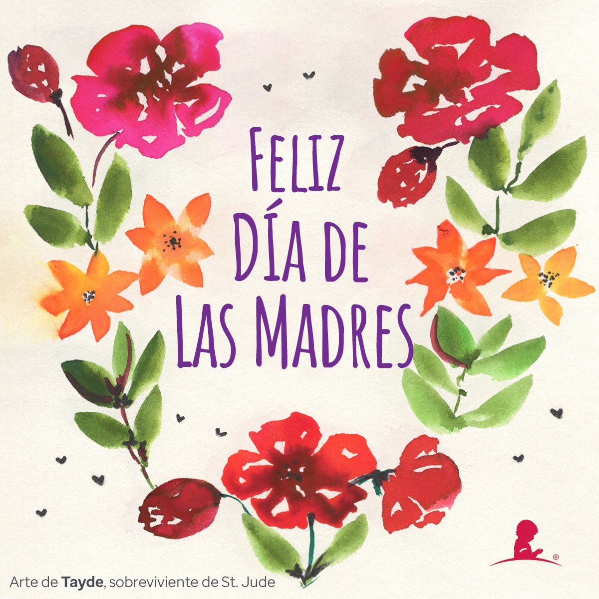 Arte de Tayde, sobreviviente de cáncer de St. Jude