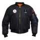 Chaqueta de vuelo con el parche de Inspiration4.