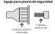 Las agujas para pluma de seguridad tienen una cubierta exterior removible y una cubierta interior fija que no se retira antes de la inyección