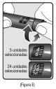 El indicador de dosis debe alinearse con la dosis de su hijo.