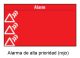 Alarma de alta prioridad (rojo)