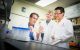 Michael Dyer, PhD, with staff
