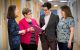 Kristen Branum, Patricia Flynn, Dr. Joshua Wolf y Kim Allison