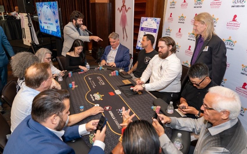 Evento benéfico: Torneo póker Viva St. Jude en Las Vegas, Nevada