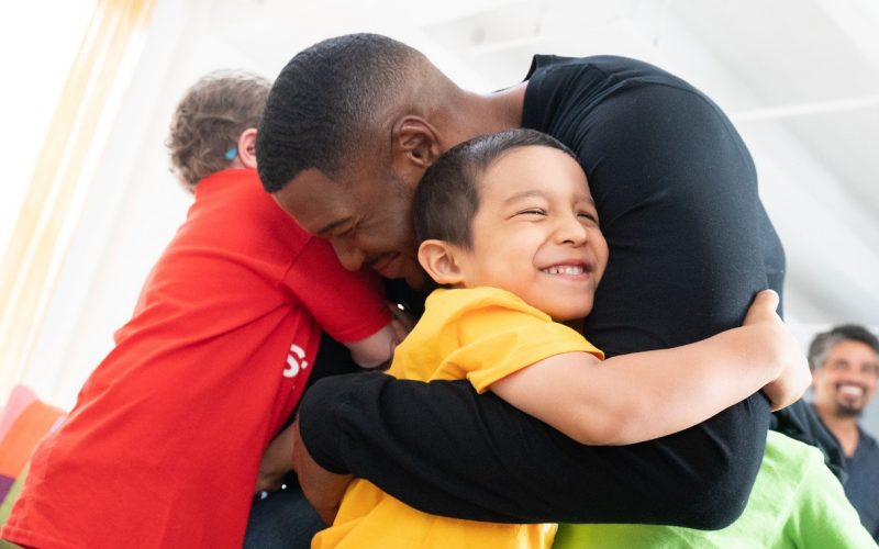 What Michael Strahan gets in return for giving to St. Jude teaches him