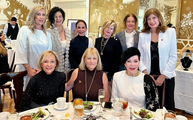 Group photo from 2024 Houston Christmas Luncheon