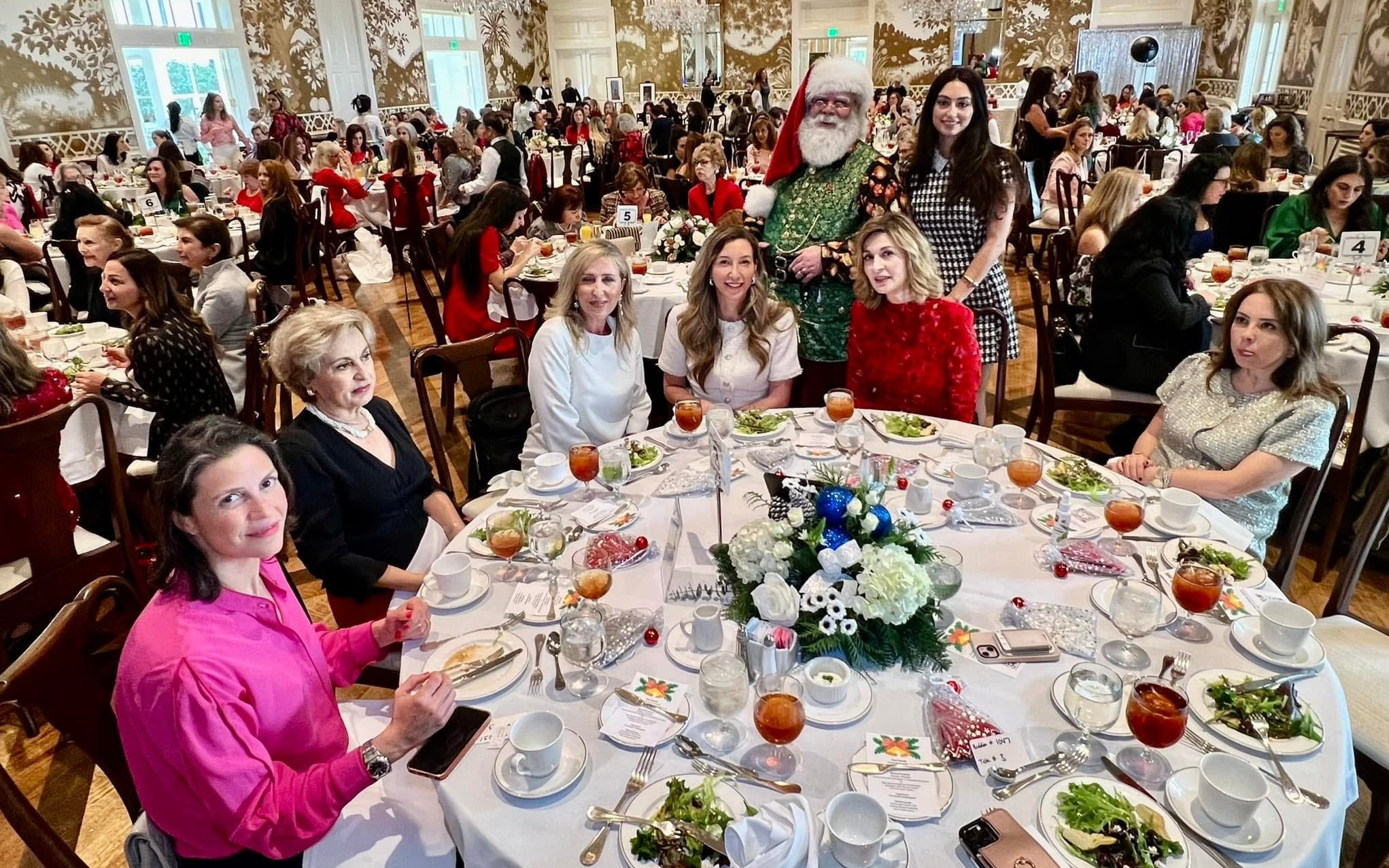 Group photo from 2024 Houston Christmas Luncheon