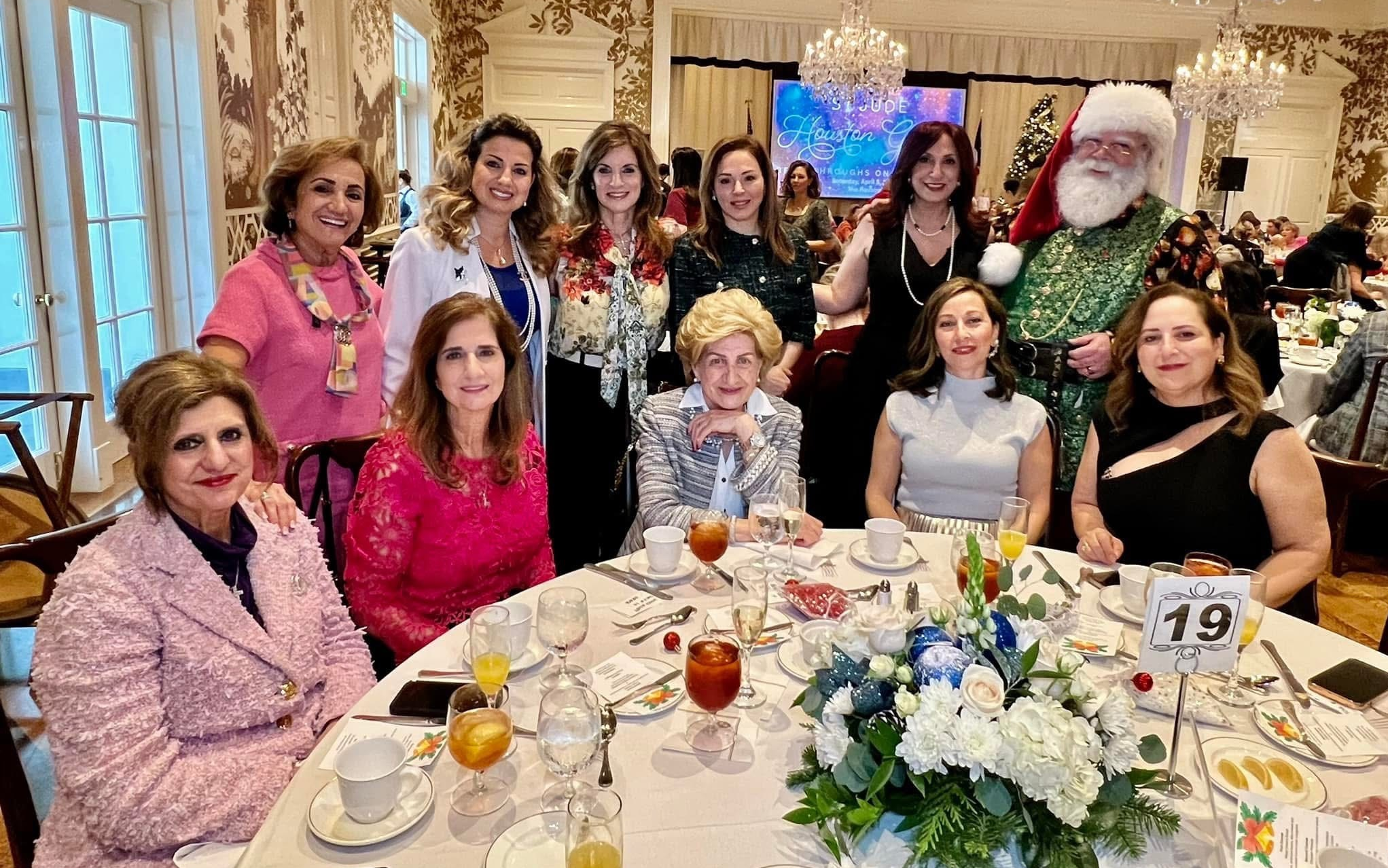 Group photo from 2024 Houston Christmas Luncheon