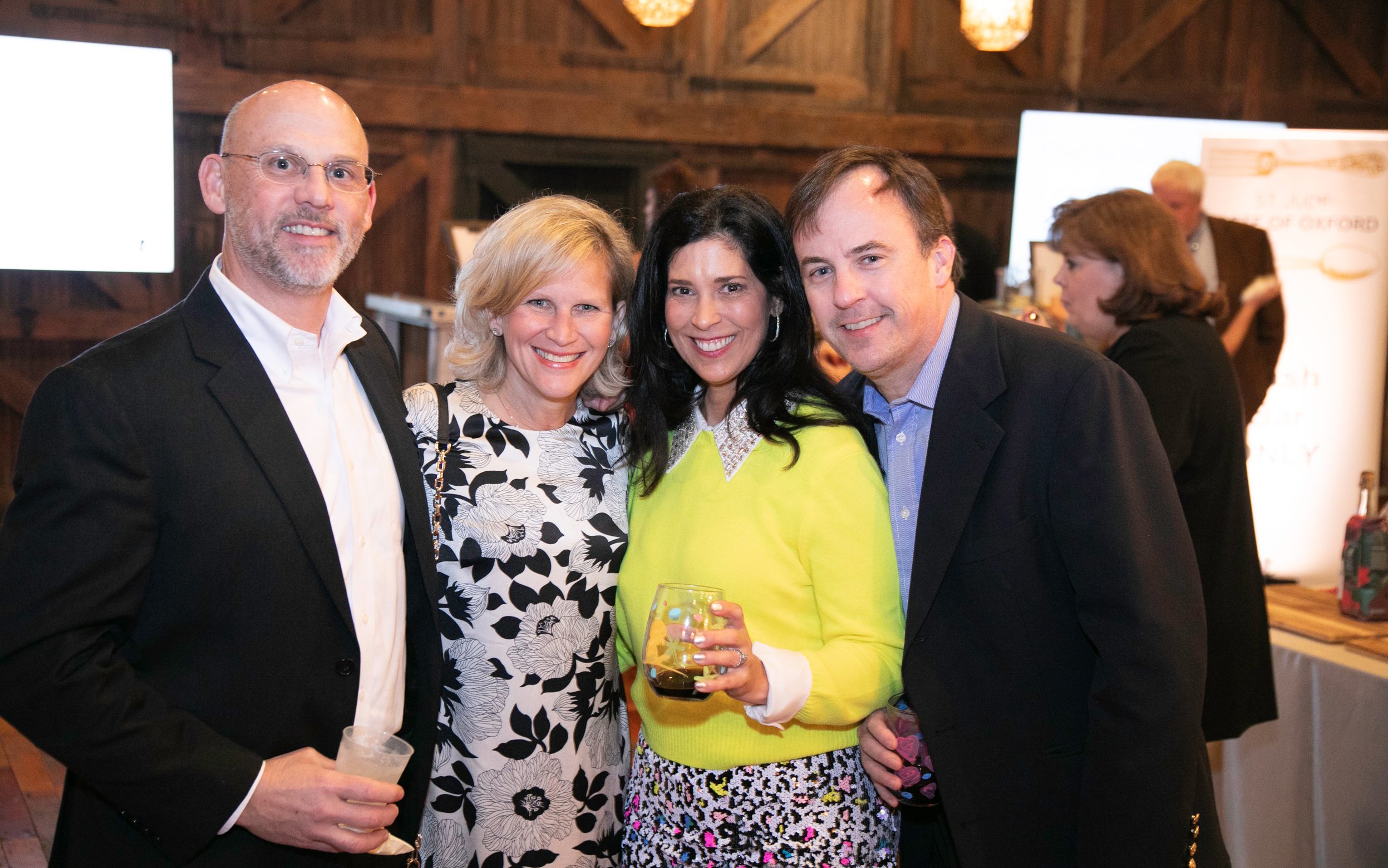 Taste of Oxford attendees mingle and drink at The Jefferson Oxford. 