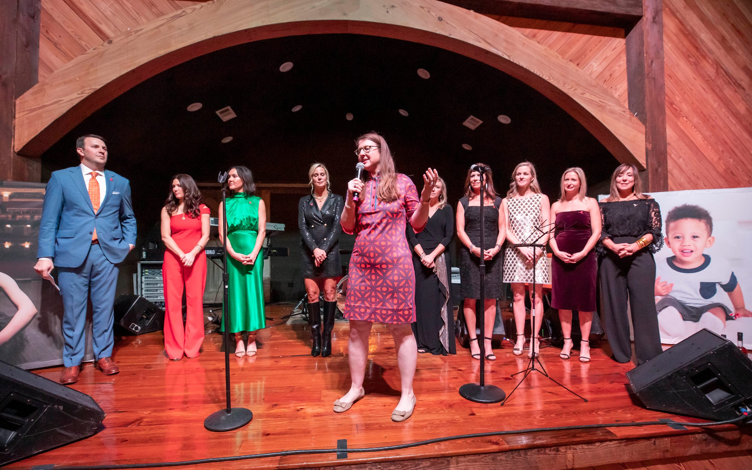 Performers onstage at the 2022 Taste of Oxford event in Oxford, Mississippi. 